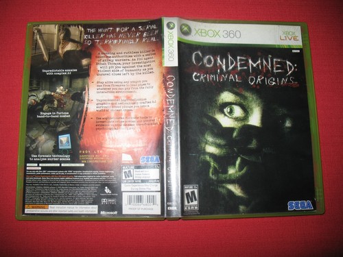 Xbox 360 condemned criminal - 360,